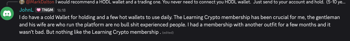 Community testimonial 1