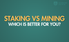staking and mining in cryptocurrency